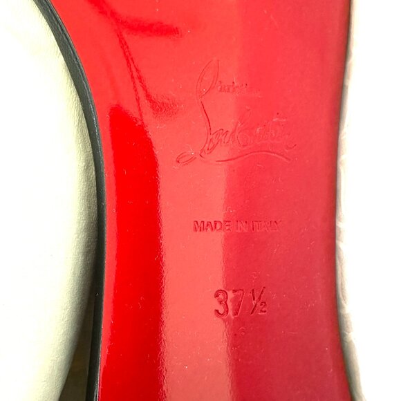 Christian Louboutin ATHINITA Athina T Strap Flat Gladiator Sandals Shoes - Picture 15 of 16